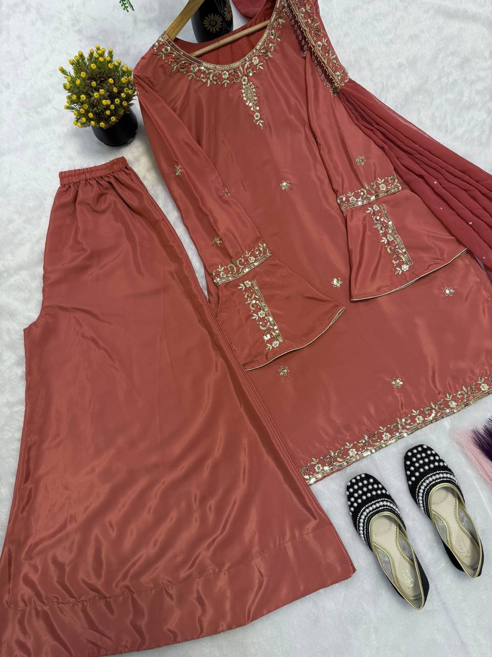 Modern Sienna Bell-Sleeve Silhouette